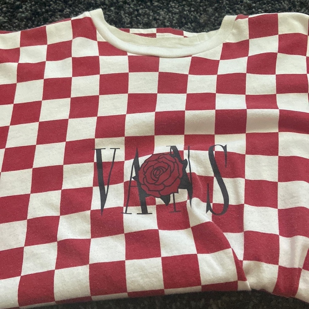 vans checkered kyle walker shirt / CAN BUNDLE WITH RED CHECKERED VANS (closet)